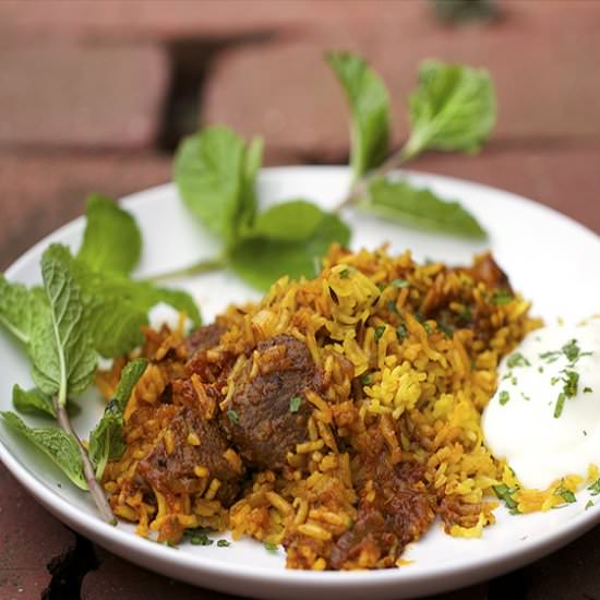 Indian Lamb Biryani - Recipe photo by panning the globe