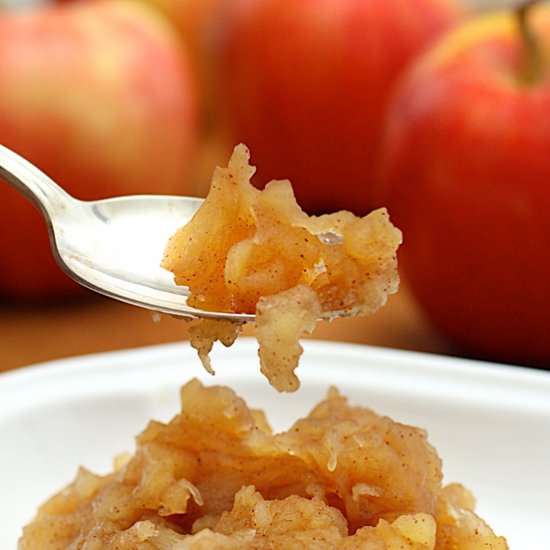 Sweet and Simple Applesauce - Recipe photo by freshlyphotographed