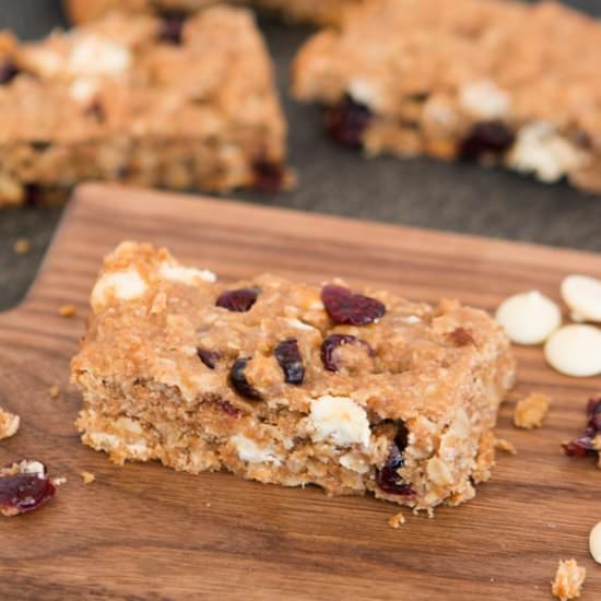 White Chocolate Craisin Granola Bar - Recipe photo by sweetbasil