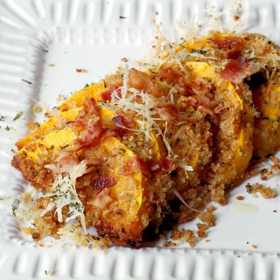 Butternut Squash Parmesan Gratin - Recipe photo by TheKitchenWhisperer