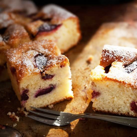 Plum Cake with Greek Yogurt - Recipe photo by mookiesbaker