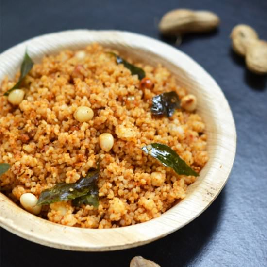 Sama (Kuthiravali) Peanut Rice - Recipe photo by Indian Khana