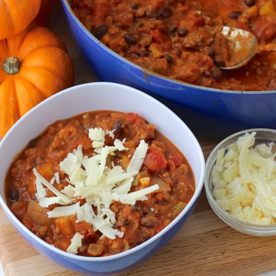 Pumpkin Chili - Recipe photo by livingwellkitchen