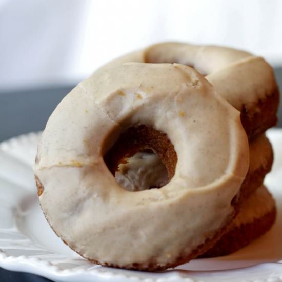 Baked Apple Cider Glazed Donuts - Recipe photo by TheKitchenWhisperer