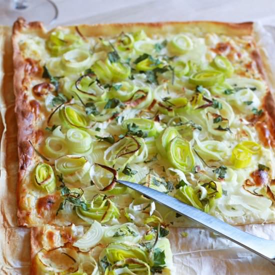 Tarte Flambee - Recipe photo by citycupcakes