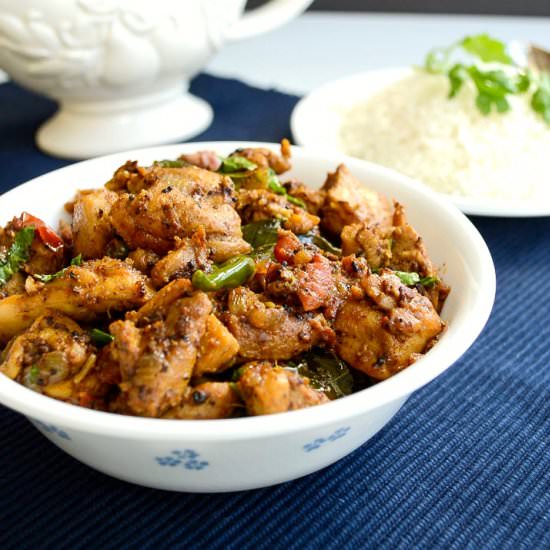 Chicken Dry Curry - Recipe photo by Sangeetha