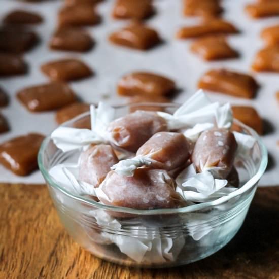 Apple Cider Caramels - Recipe photo by bakerita