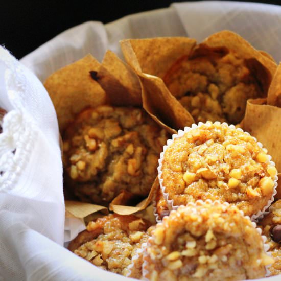 Banana Walnut Muffins - Recipe photo by menakarun