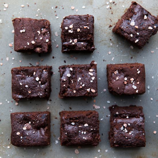 Triple Chocolate Brownies - Recipe photo by broma bakery