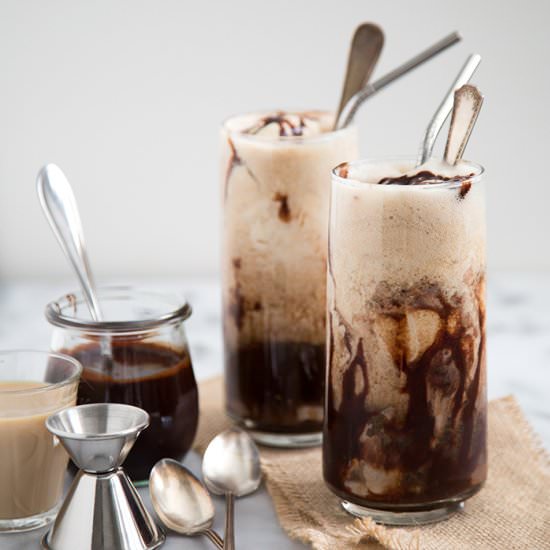 Whiskey Ice Cream Float - Recipe photo by the little epicurean