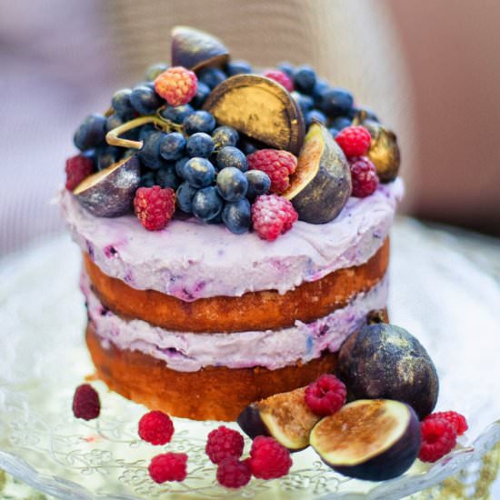 Naked Berry Mascarpone Cake - Recipe photo by VitaliyaN
