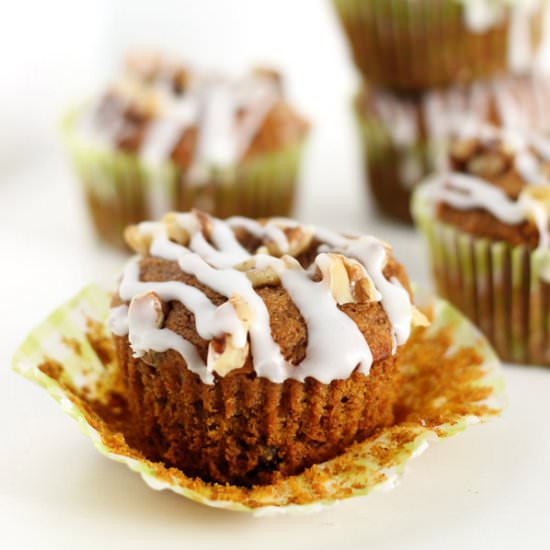 Whole Grain Pumpkin Spice Muffins - Recipe photo by midweekminimalist