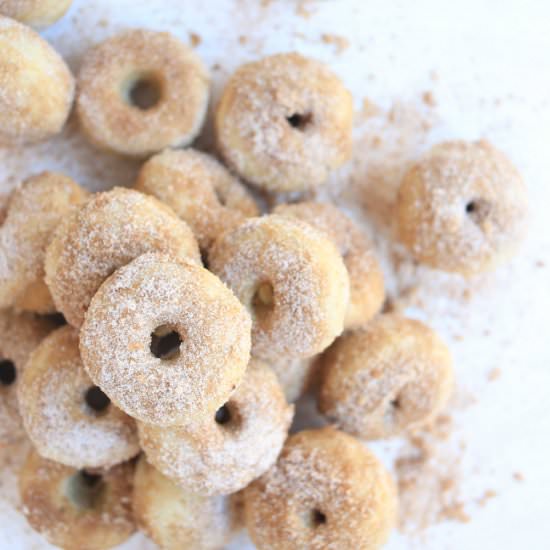 Pomegranate Cider Donuts - Recipe photo by THE KAWAII KITCHEN