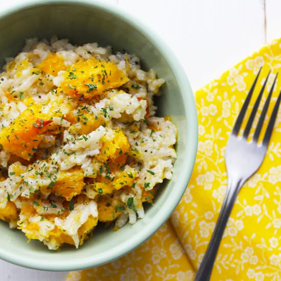 Roasted Pumpkin Risotto - Recipe photo by La Casa de Sweets