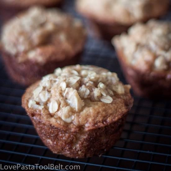 Brown Sugar Apple Muffins - Recipe photo by LovePastaBlog