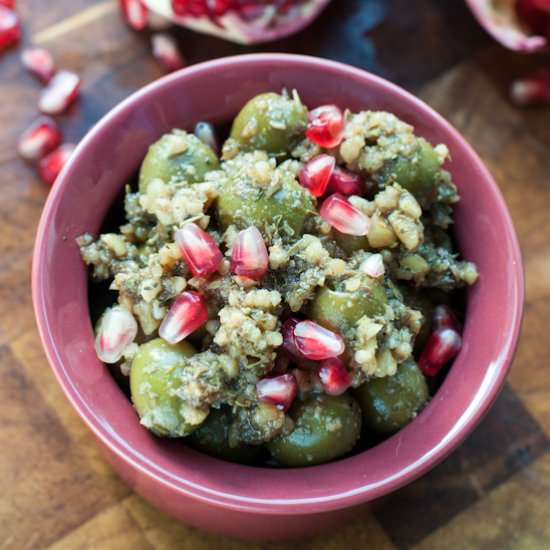 Iranian-style sweet & sour olives - Recipe photo by MyCustardPie