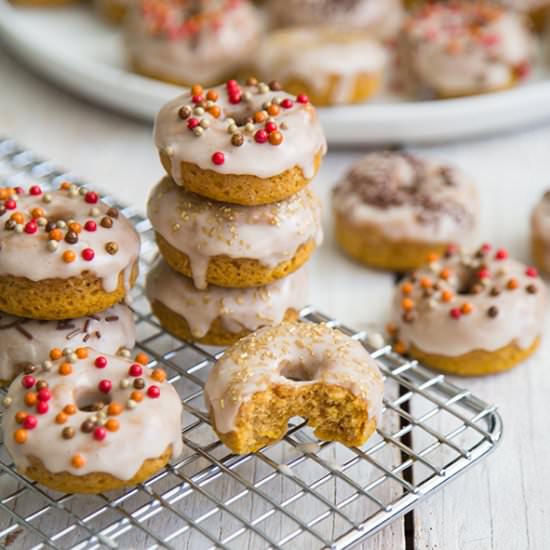 Baked Pumpkin Donuts - Recipe photo by the little epicurean