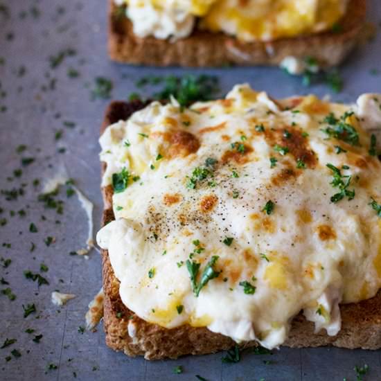 Chicken Mayo Cheese Melts - Recipe photo by Aninas Recipes