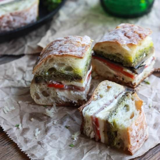 Italian Pressed Sandwiches - Recipe photo by littlebroken