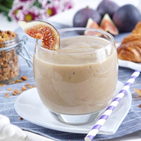 Fig & Banana Smoothie - Recipe photo by Francoise La Prune