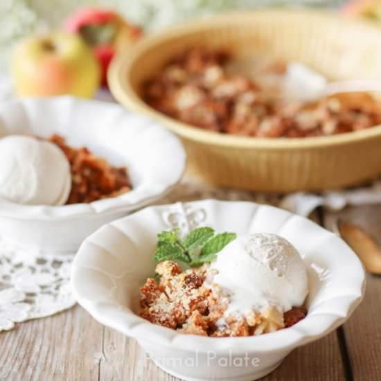 Paleo Apple Crisp - Recipe photo by PrimalPalate