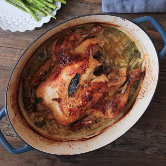 Roast Chicken in Milk - Recipe photo by domesticateme