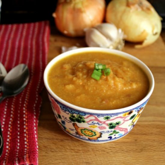 Curry Cauliflower Soup - Recipe photo by SarahEatsAustin