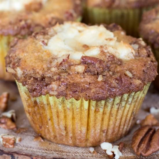 Pumpkin Muffins with Cream Cheese - Recipe photo by roxyskitchen