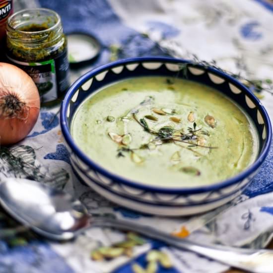 Creamy Zucchini Soup - Recipe photo by VitaliyaN