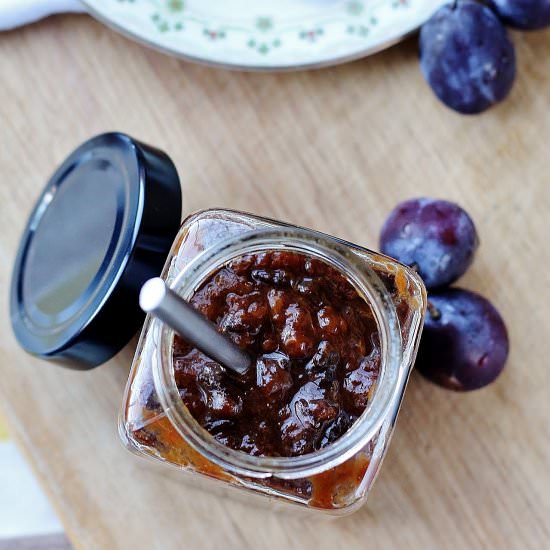 Damson Plum Butter - Recipe photo by GoodFoodShared