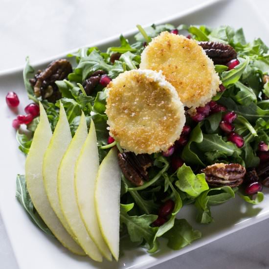 Warm Goat Cheese Salad - Recipe photo by hapanom