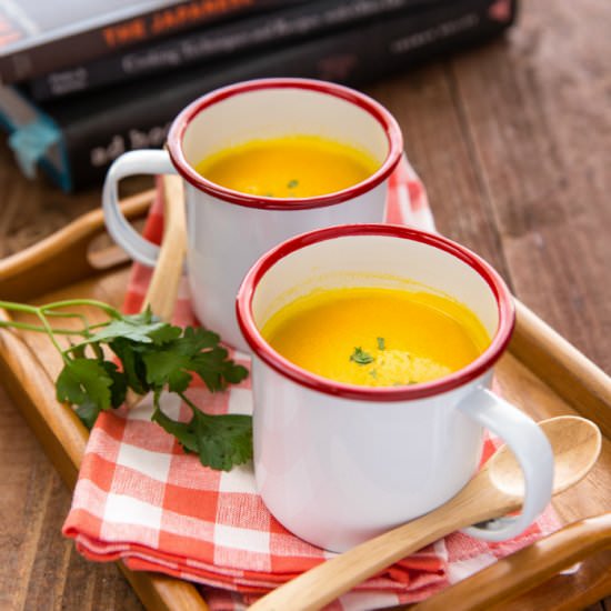 Kabocha Squash Soup - Recipe photo by Just One Cookbook