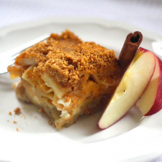 Apple Spice Noodle Kugel - Recipe photo by jenessasdinners