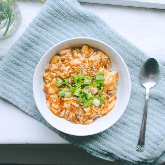Mushroom Mapo Tofu - Recipe photo by TiffanyBee