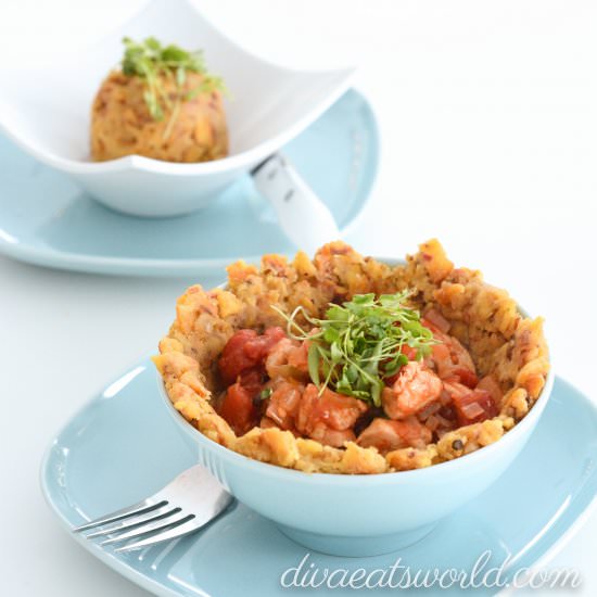 Mofongo Relleno De Pollo - Recipe photo by Diva Eats World