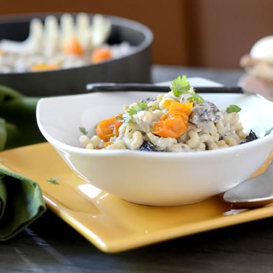 Mushroom Pasta Cauliflower Sauce - Recipe photo by Feed Your Soul