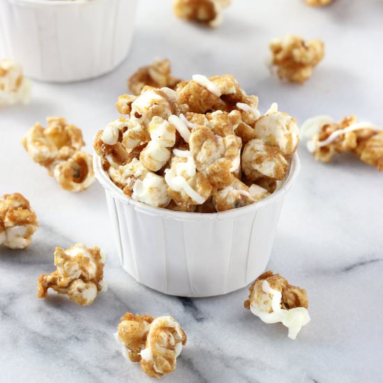 Pumpkin Spice Popcorn - Recipe photo by CookingOnTheFrontBurner