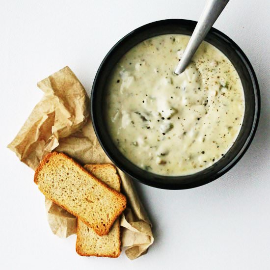 Brown Butter Smoked Oyster Chowder - Recipe photo by Cocoetcocoa