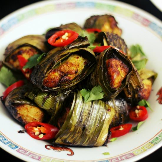 Pandan Chicken - Recipe photo by featsoffeasts