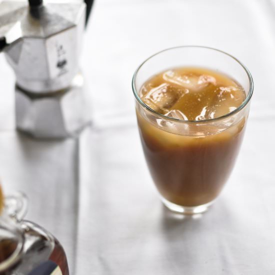 Maple Coconut Milk Iced Coffee - Recipe photo by Daniela @foodrecipeshq