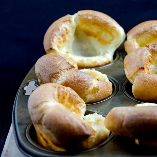 Popovers – Yorkshire Puddings - Recipe photo by PastryWorkshop