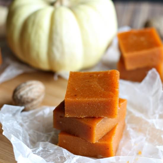 Pumpkin Fudge - Recipe photo by petiteallergytreats