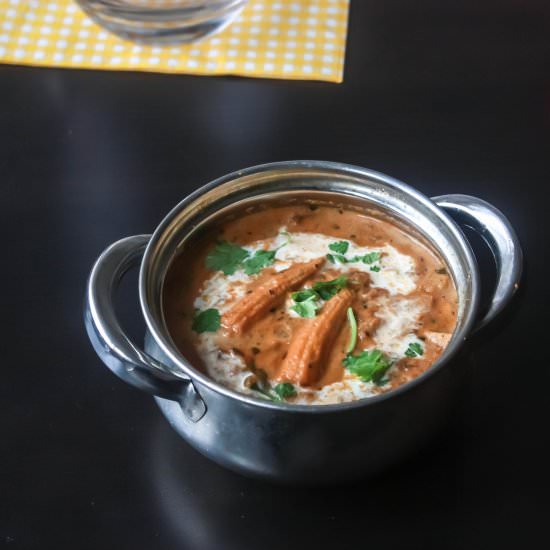 Baby Corn Makhani/ Baby Corn Gravy - Recipe photo by Relishthebite