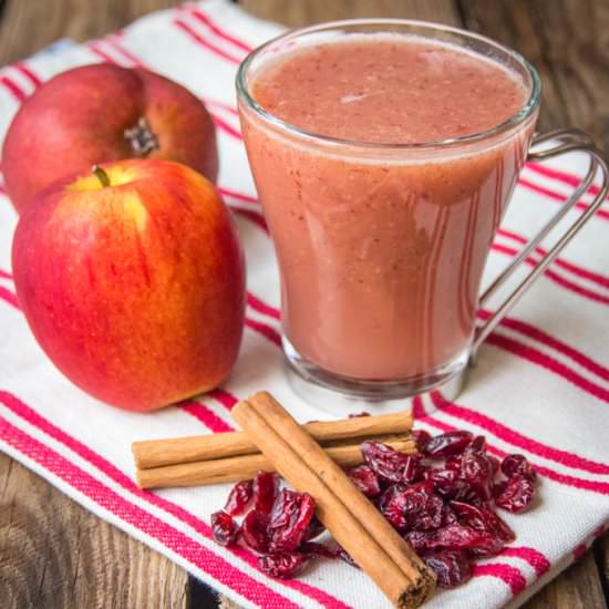 Cranberry and Apple Hot Smoothie - Recipe photo by KitchenSanctuary