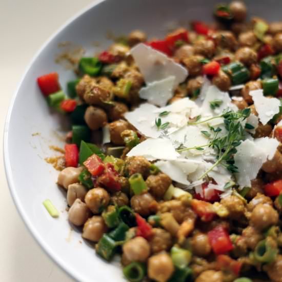 Chickpea Salad - Recipe photo by greenevi