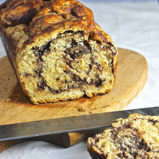Chocolate Olive Oil Braided Brioche - Recipe photo by LorimerKitchen