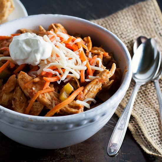 Buffalo Chicken Chili - Recipe photo by kimshealthyeats