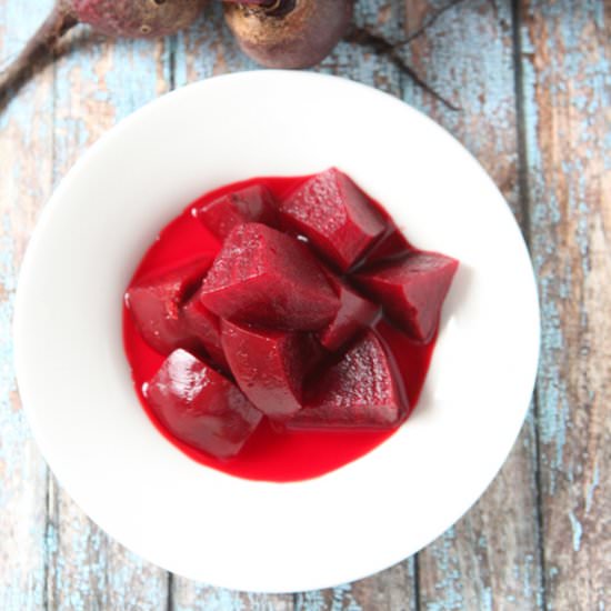 Beet Pickles - Recipe photo by The Skinny Pear