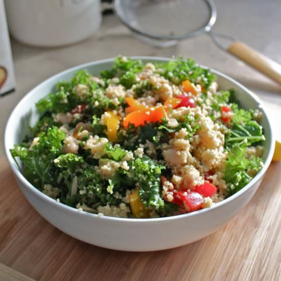 Whole Wheat Couscous and Kale Salad - Recipe photo by Sweet To The Soul
