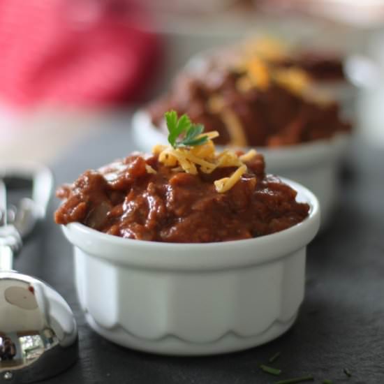 Overnight Chili - Recipe photo by nibblesbynic